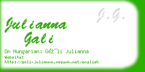 julianna gali business card